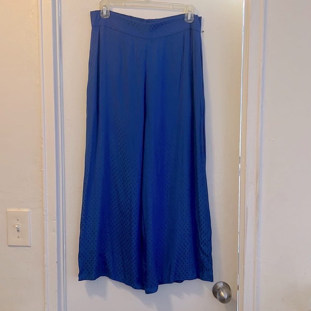 NWT Leith Nordstrom Blue 3/4 Palazzo Pants